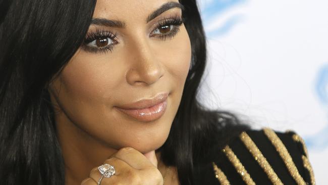 Kim Kardashian West was unharmed during the terrifying incident but was said to be “badly shaken”. Picture: Lionel Cironneau/AP