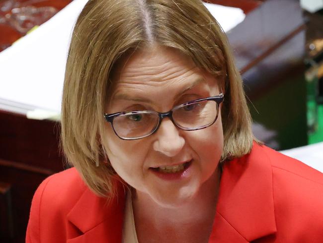 MELBOURNE, AUSTRALIA- NewsWire Photos MARCH 4, 2025: Premier Jacinta Allan during question time in the Legislative Assembly in the Victorian Parliament. Picture:  NewsWire/ David Crosling