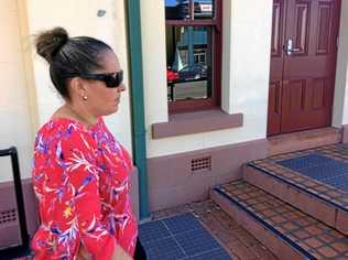 Belinda Catherine Nott outside Ballina Local Court. Picture: The Northern Star