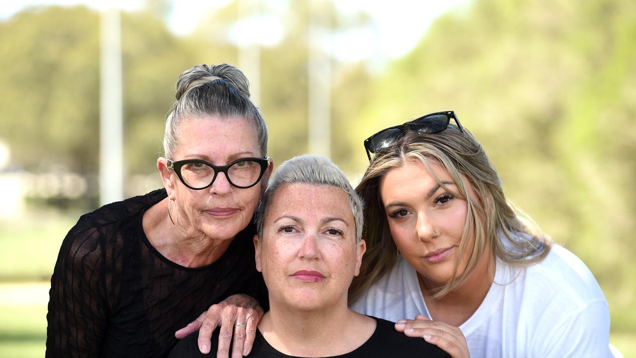 Sandra Luca, Sally Hill and Olivia Hill. Sally Hill was diagnosed with stage 4 cancer and given 12 months to live. The mother, who is unable to work, has been thinking about applying to Maccas to get money to pay the rent.