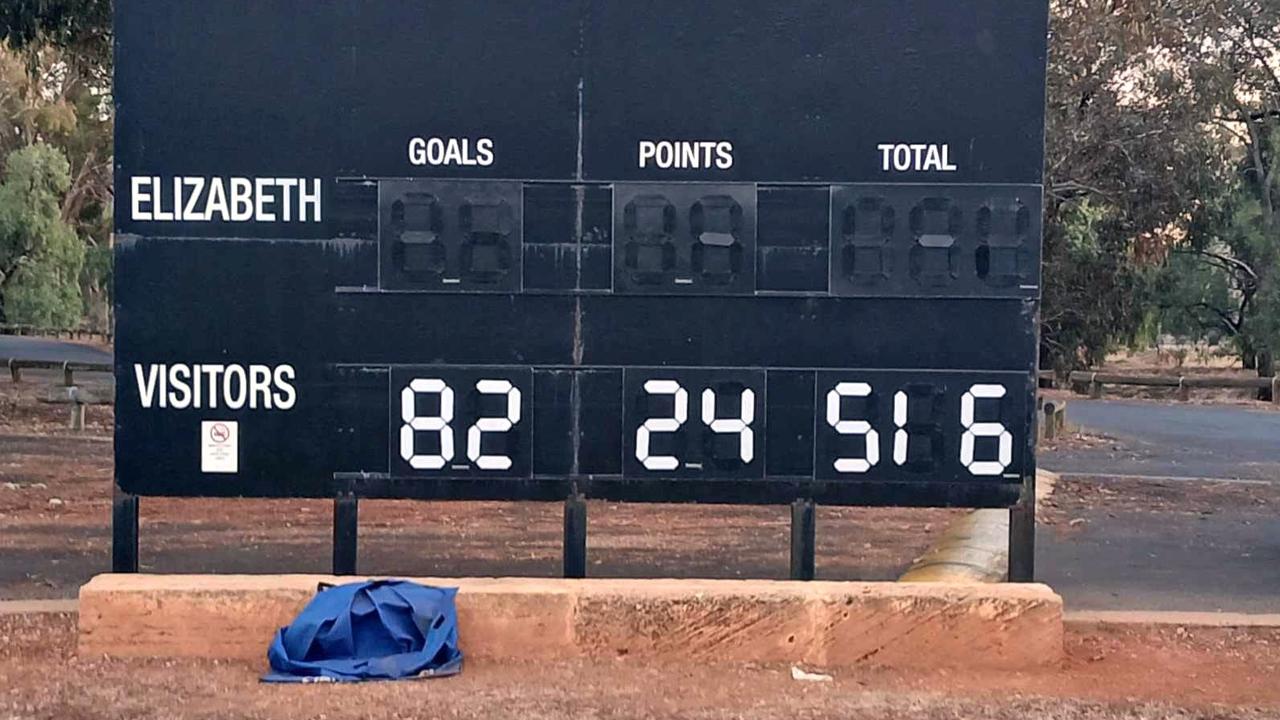 Horrific scoreboard photo rocks football