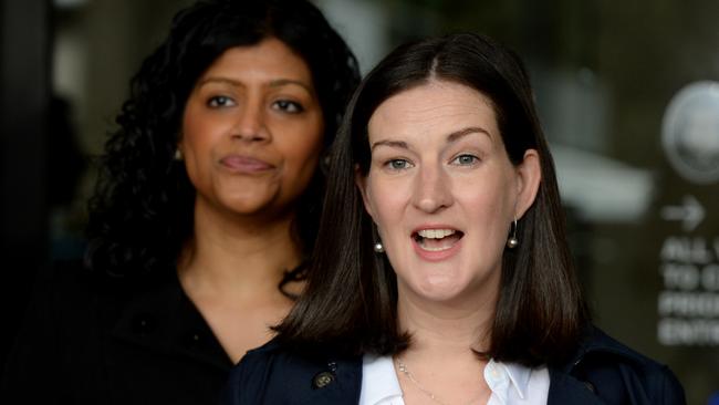 Ellen Sandell will take over from Samantha Ratnam as leader of the Victorian Greens. Picture: Andrew Henshaw