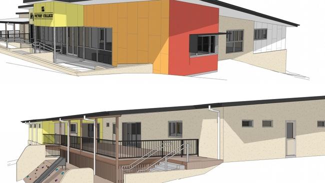 An extension to the kindergarten building is one part of a five stage expansion for Victory College approved this month.