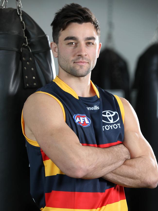 Mid-season draftee Brett Turner has been delisted by the Crows. Picture: Dean Martin