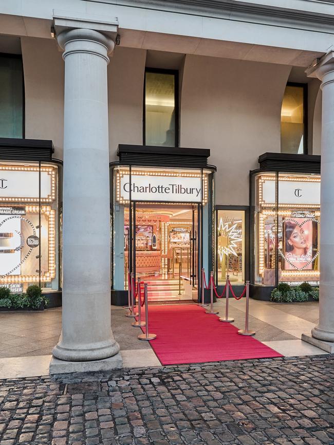 Charlotte Tilbury’s Beauty Wonderland in London’s Covent Garden. Picture: Courtesy of Charlotte Tilbury