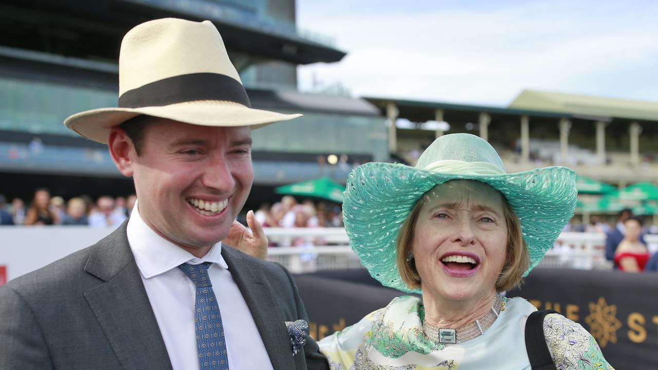 SYDNEY, AUSTRALIA - FEBRUARY 16: Adrian Bott and Gai Waterhouse  look on after winning race 8 with Alassio during Sydney Racing at Royal Randwick Racecourse on February 16, 2019 in Sydney, Australia. (Photo by Mark Evans/Getty Images)