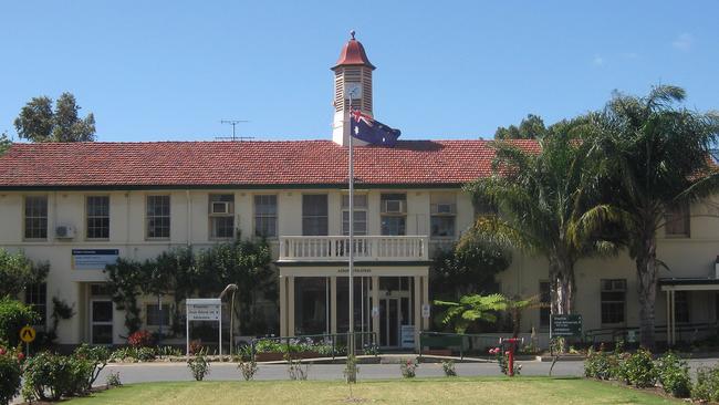 Exterior of the Repat Hospital in Daw Park.