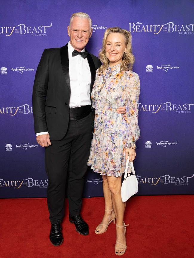 … and together at the Australian premiere of the Beauty and the Beast the Musical revival. Picture: Scott Ehler