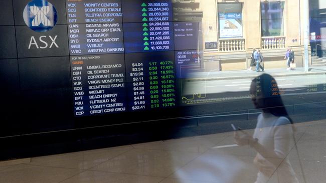 ASX moves follow Tuesday’s big rise on the local market, which enjoyed its best day in four months. Picture: Jeremy Piper