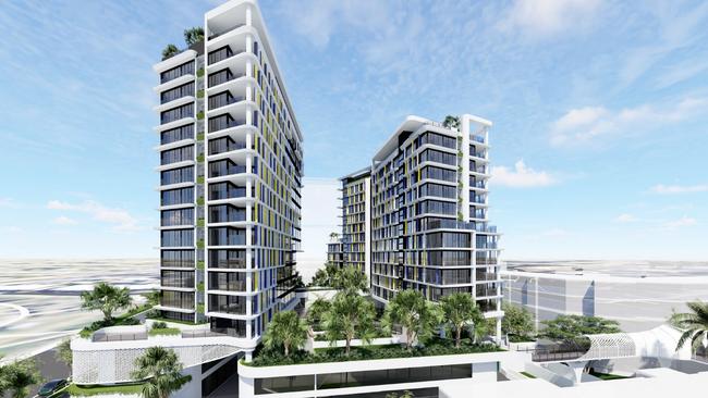 The two towers will become the suburb’s tallest buildings. Picture: Supplied.