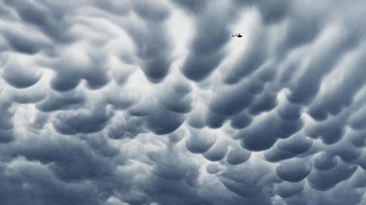 The formation was a precursor to a severe thunderstorm forecast to hit parts of NSW. Picture: Dylan Robinson