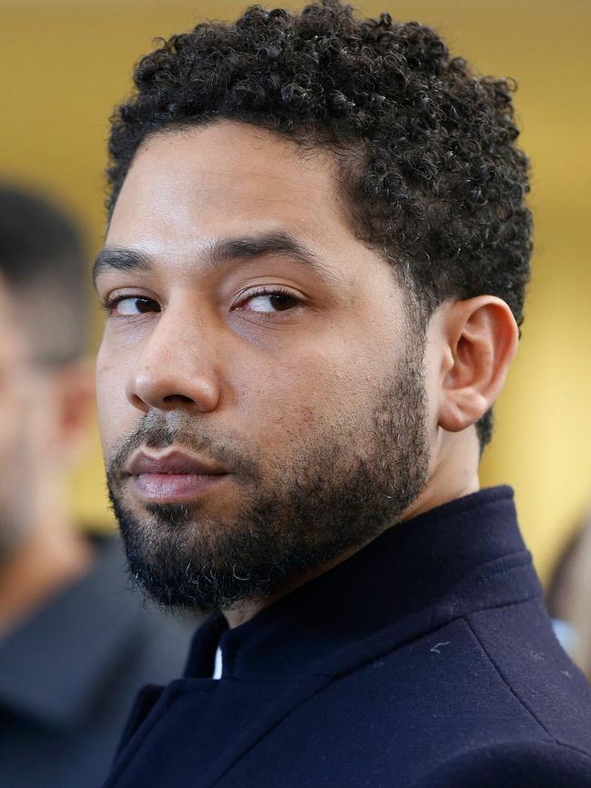 Jussie Smollett’s tale of being roughed up by white Trump supporters came undone. Picture: Getty