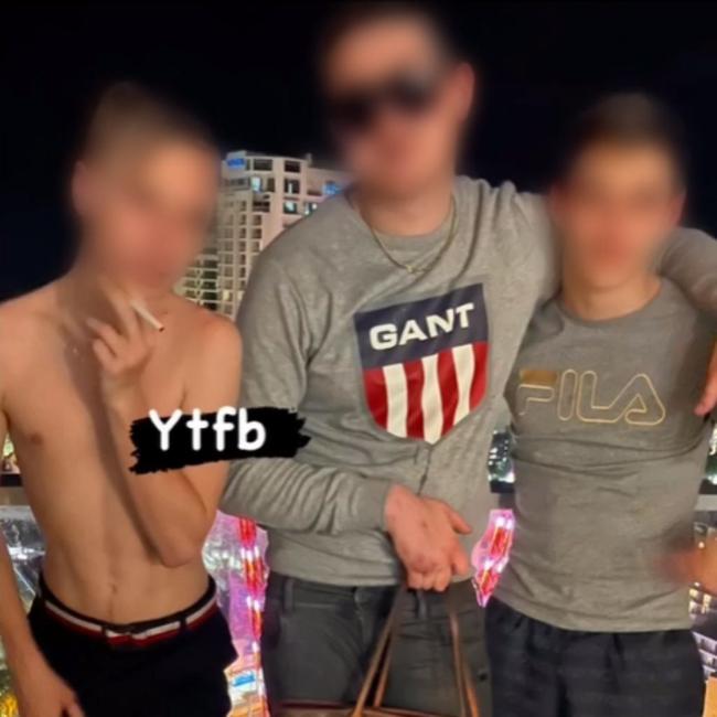 The youth gangs are notorious for their brazen social media posts. Picture: Supplied