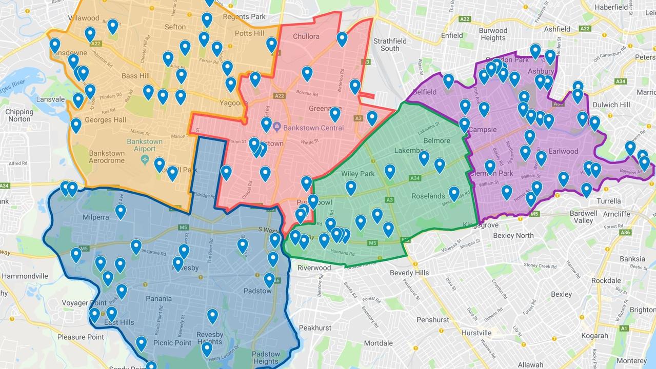 Map your way around Canterbury Bankstown parks | Daily Telegraph