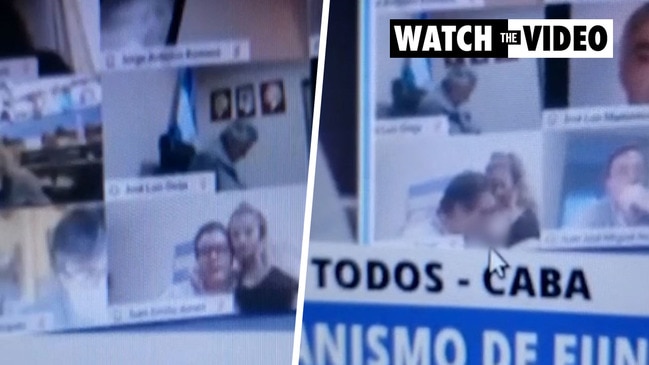 Argentinian politician ‘ashamed’ after he sucks woman’s breast on Zoom meeting