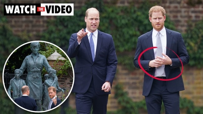 William and Harry bury feud during Diana statue unveiling