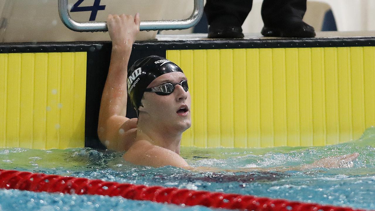Queensland Swimming Championships Brisbane Elijah Winnington breaks