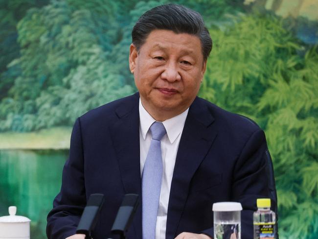 China's President Xi Jinping attends a meeting with US Secretary of State Antony Blinken (not pictured) at the Great Hall of the People in Beijing on June 19, 2023. President Xi Jinping hosted Antony Blinken for talks in Beijing on June 19, capping two days of high-level talks by the US secretary of state with Chinese officials. (Photo by LEAH MILLIS / POOL / AFP)