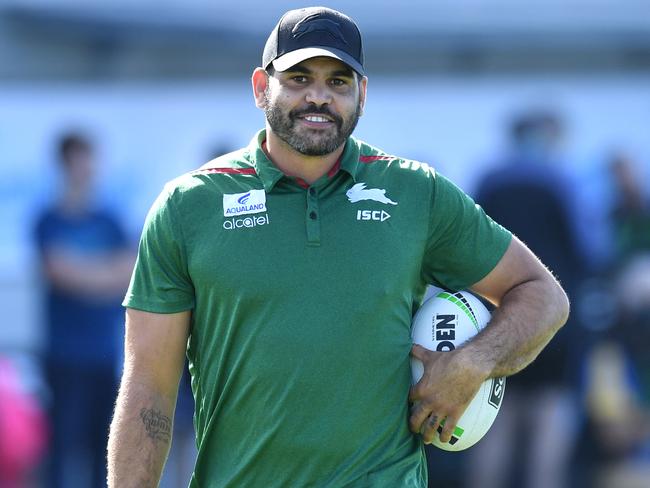 Inglis was at Sunshine Coast Stadium to watch his Rabbitohs teammates take on the Warriors on Saturday. Picture: AAP