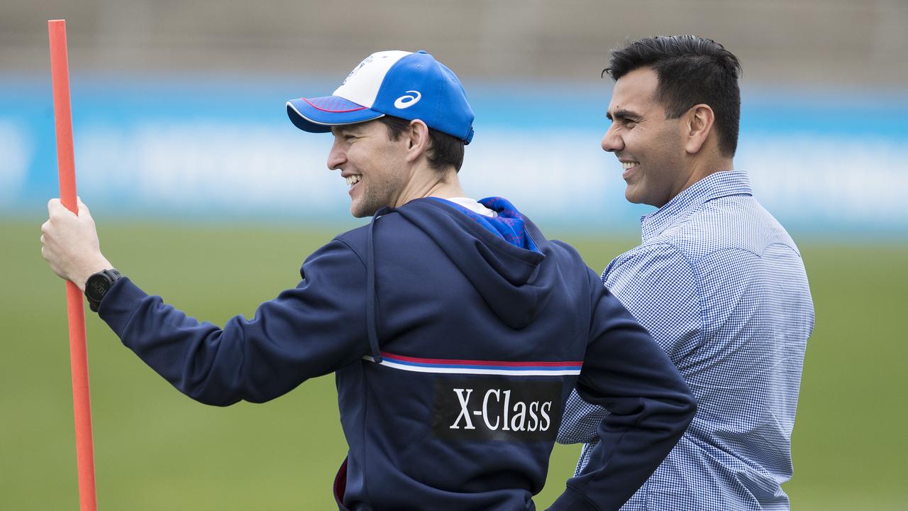 Western Bulldogs chief executive Ameet Bains at Whitten Oval. Picture: Michael Klein