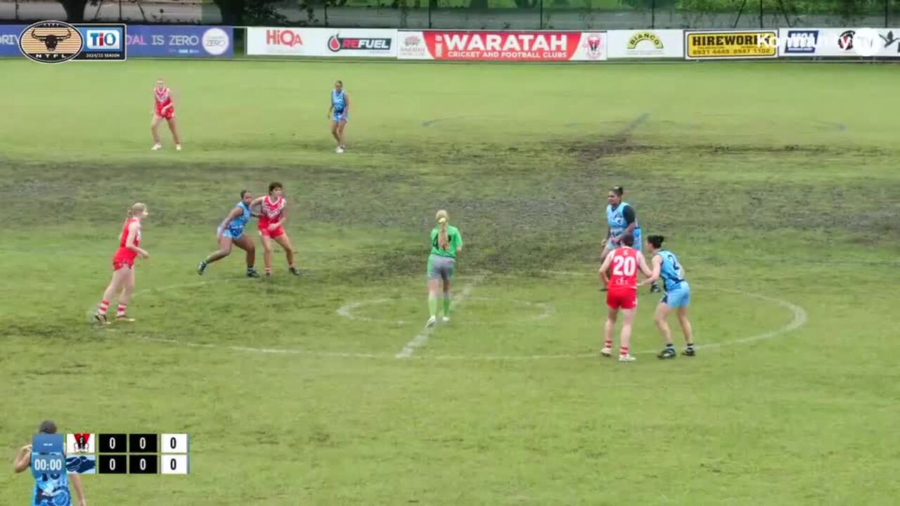 Replay: Waratah v Darwin - 2024-25 NTFL Women's Premier League Round 18