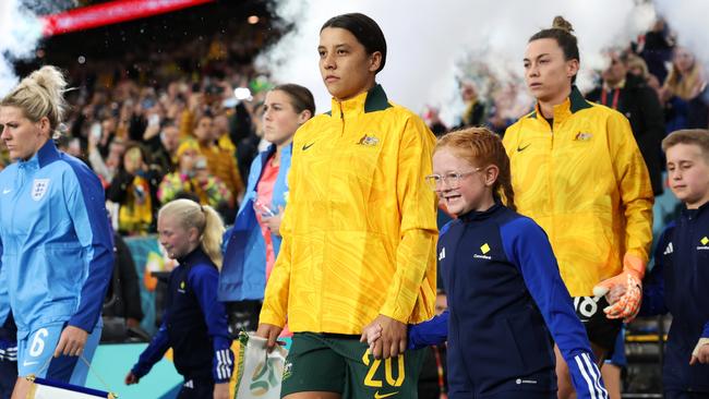 Sam Kerr will be 32 for the next World Cup. Picture: Cameron Spencer/Getty Images