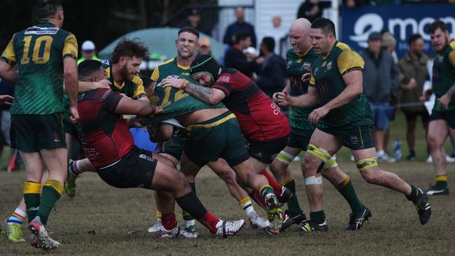 Griffith University Colleges Knights v Surfers Paradise Dolphins faced off in the 2022 GCDRU first grade grand final. Picture: Mike Batterham