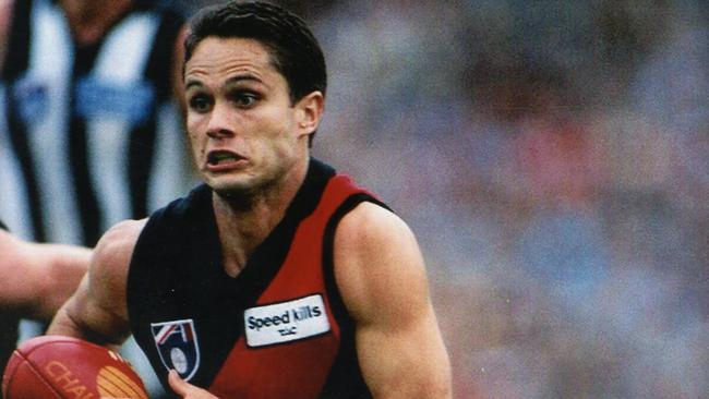 Gavin Wanganeen on the burst for Essendon in 1995.