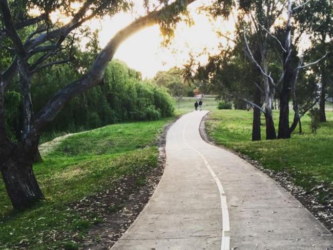 Merri Creek Trail passes beautiful Coburg Lake, another hot spot for an evening stroll. Picture: Joseph Kurian/Instagram