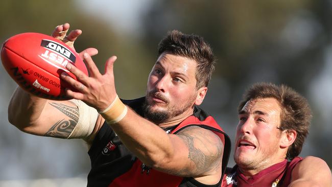 Cockshell in action for Tea Tree Gully. Picture: Stephen Laffer