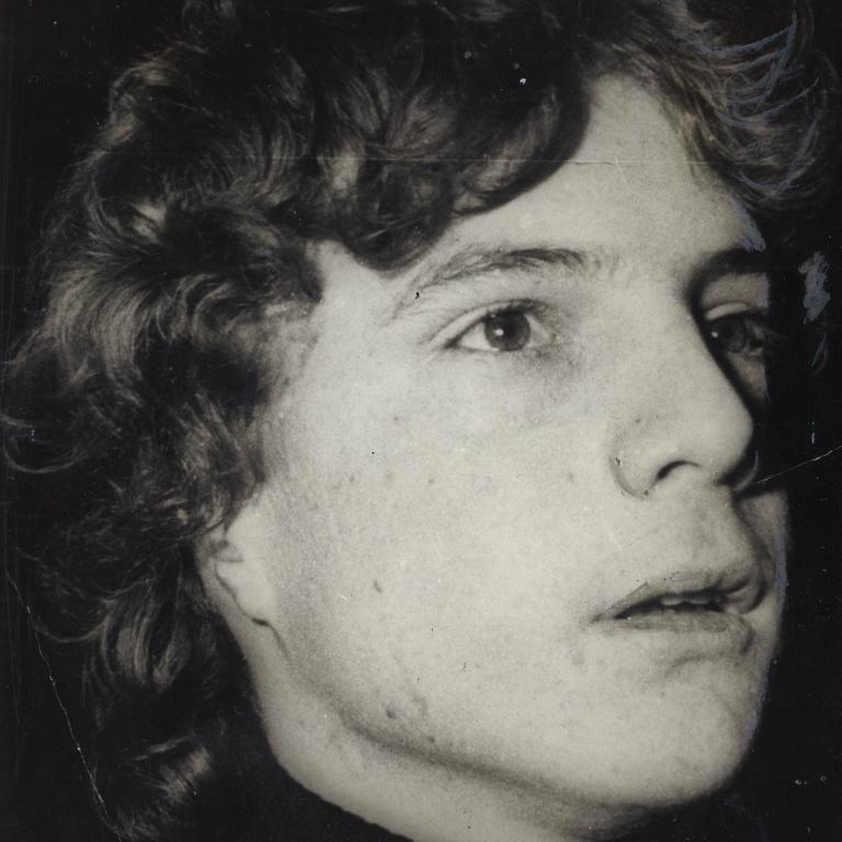 Seventeen-year-old John Paul Getty III after his release in December 1973. He was kidnapped and held by unknown brigands in Italy for five months.