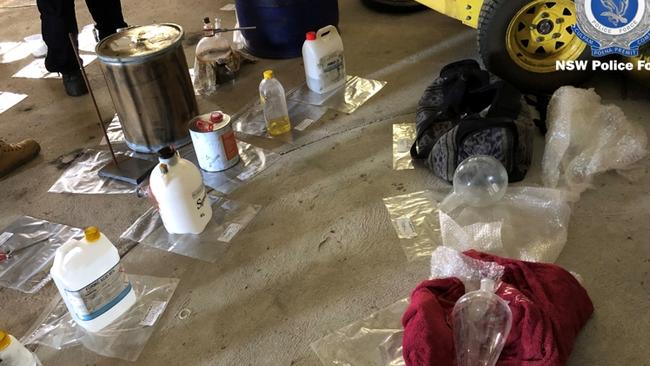 Police have dismantled a clandestine lab in northern NSW. Picture: NSW Police