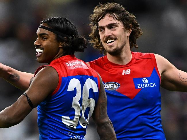Any deal between the Dockers and Dees won’t involve Luke Jackson. Picture: Daniel Carson/AFL Photos via Getty Images