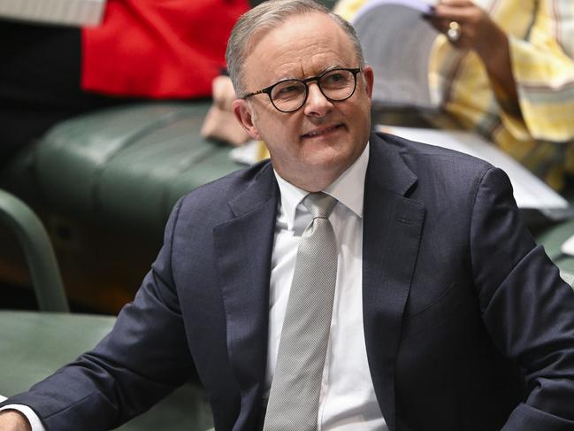 CANBERRA, AUSTRALIA, NewsWire Photos. OCTOBER 19, 2023: The Prime Minister, Anthony Albanese during Question Time at Parliament House in Canberra. Picture: NCA NewsWire / Martin Ollman