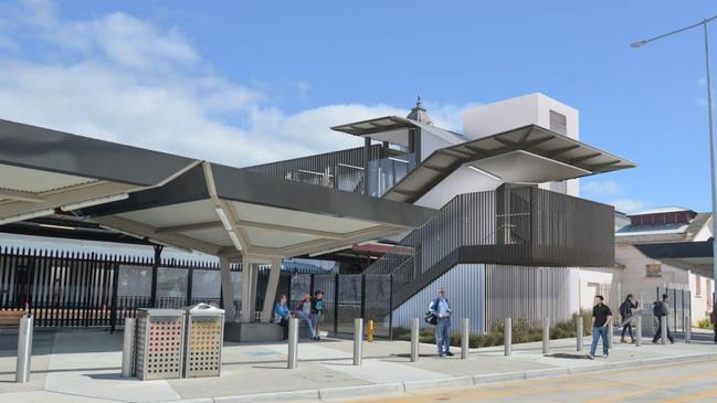 A render of final designs for accessibility additions to Ballarat Railway Station.