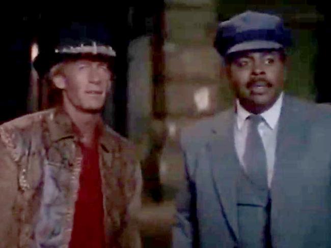 Another scene in which Crocodile Dundee asks driver Gus about his heritage was cut.