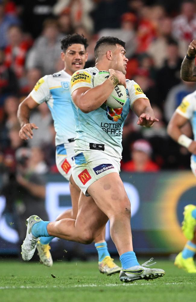 David Fifita produced a strong second half. Picture: Matt Roberts/Getty Images