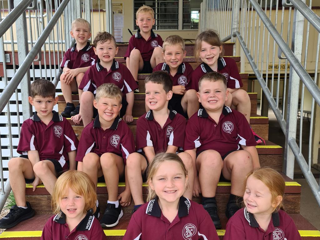 Monto State School prep students. (Names withheld by school)