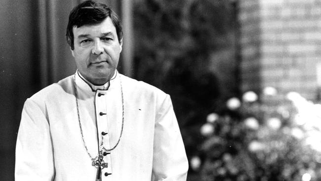 George Pell as a bishop at Mentone in 1990. Picture: Brett Faulkner