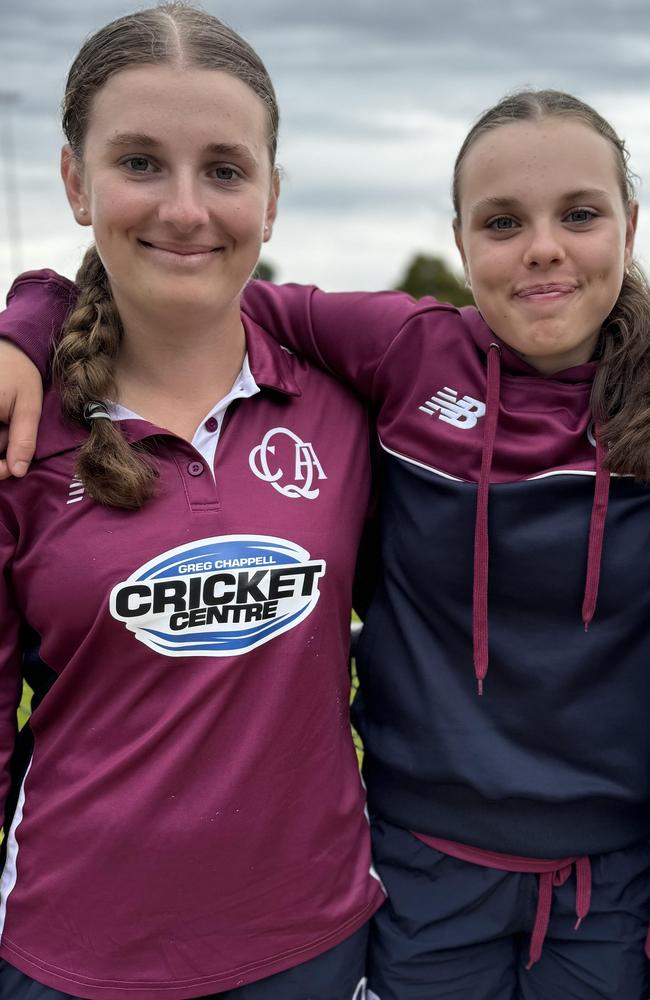 Abbie Trevethan, Lauren Patterson and Peyton Morrish were top gun performers for the Queensland U16s.