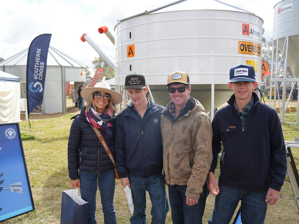 The Collins family at Farm Fest 2025