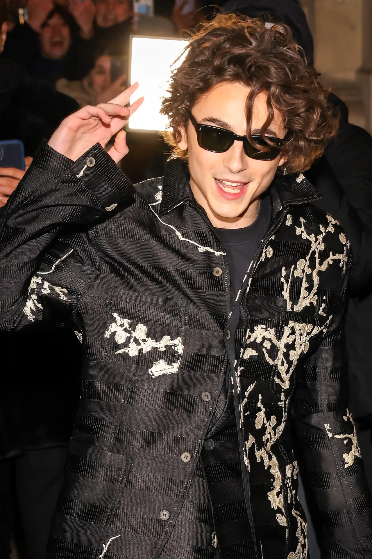 Timothee Chalamet attends the Louis Vuitton Menswear Fall/Winter News  Photo - Getty Images