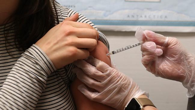 A man has been diagnosed with measles despite being vaccinated as a child. Picture: Justin Sullivan