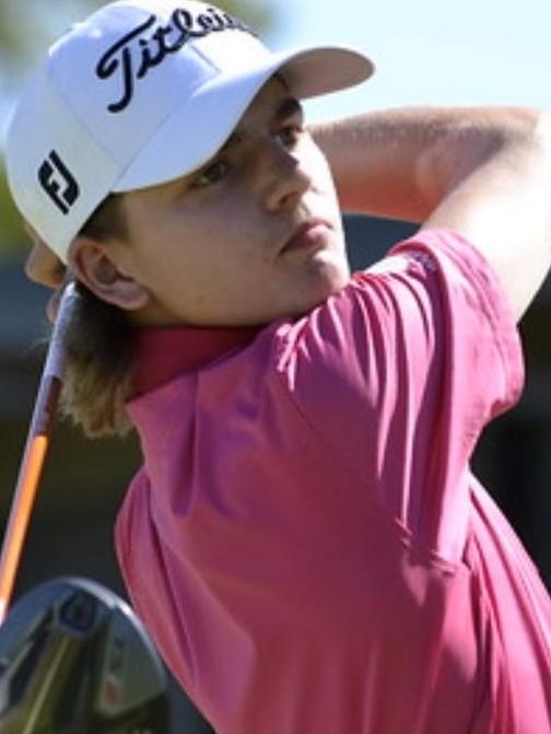 Kade Bryant has been identified as the state's top young male golfer. Picture: Supplied