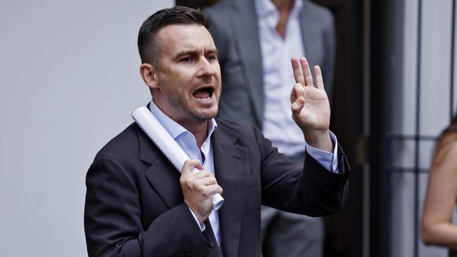 BresicWhitney’s Thomas McGlynn calls the auction. Picture: Sam Ruttyn