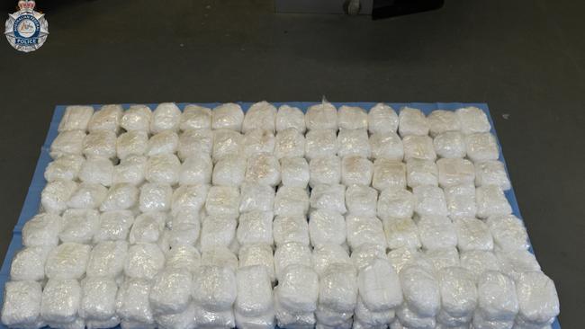 Police seized almost 140kg of methamphetamine in the bust.