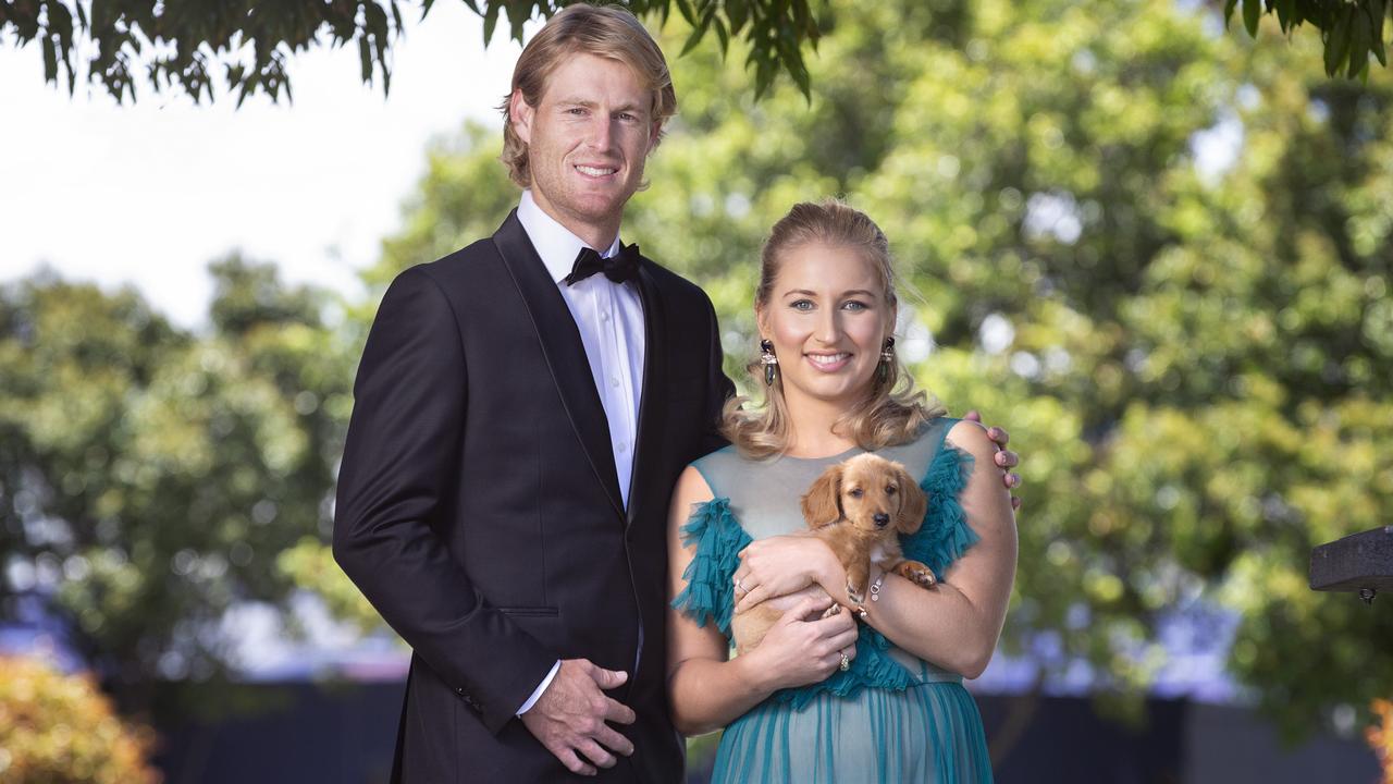 Tennis players Luke and Daria Saville are concerned about Russia’s invasion of Ukraine. Picture: Sarah Matray