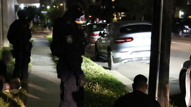 Police arrest two men in Campsie. Picture: NSW Police