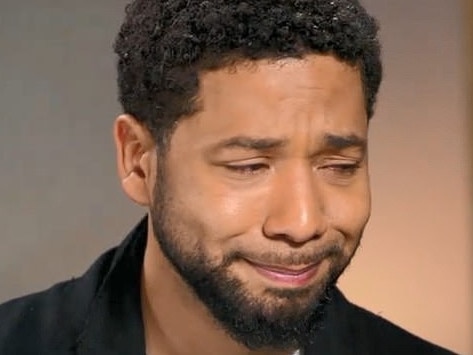 Empire star Jussie Smollett breaks down talking about attack to Robin Roberts