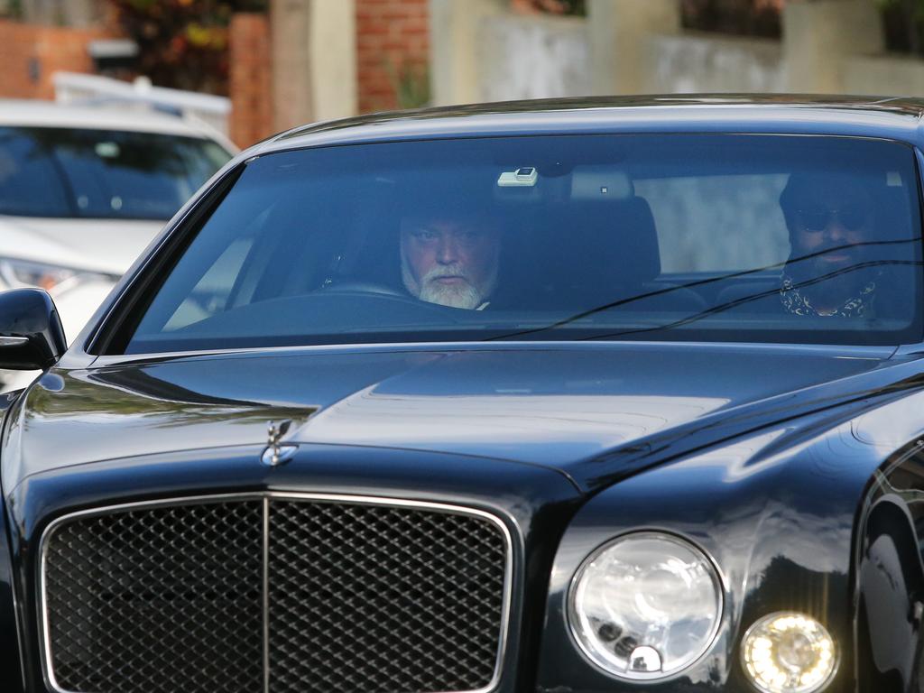 Kyle Sandilands has a very extensive luxury car collection. Picture: Richard Dobson